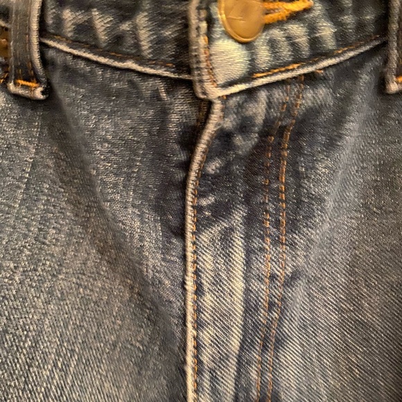 DKNY DENIM BLUE JEANS 2000s DKNY UNISEX DISTRESSED DENIM BLUE JEANS ⭐️⭐️⭐️⭐️⭐️ - Picture 8 of 13